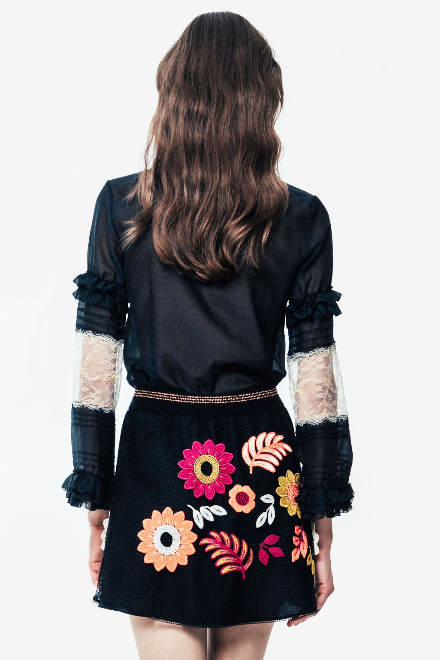 ANDREA - Blusa con pizzo