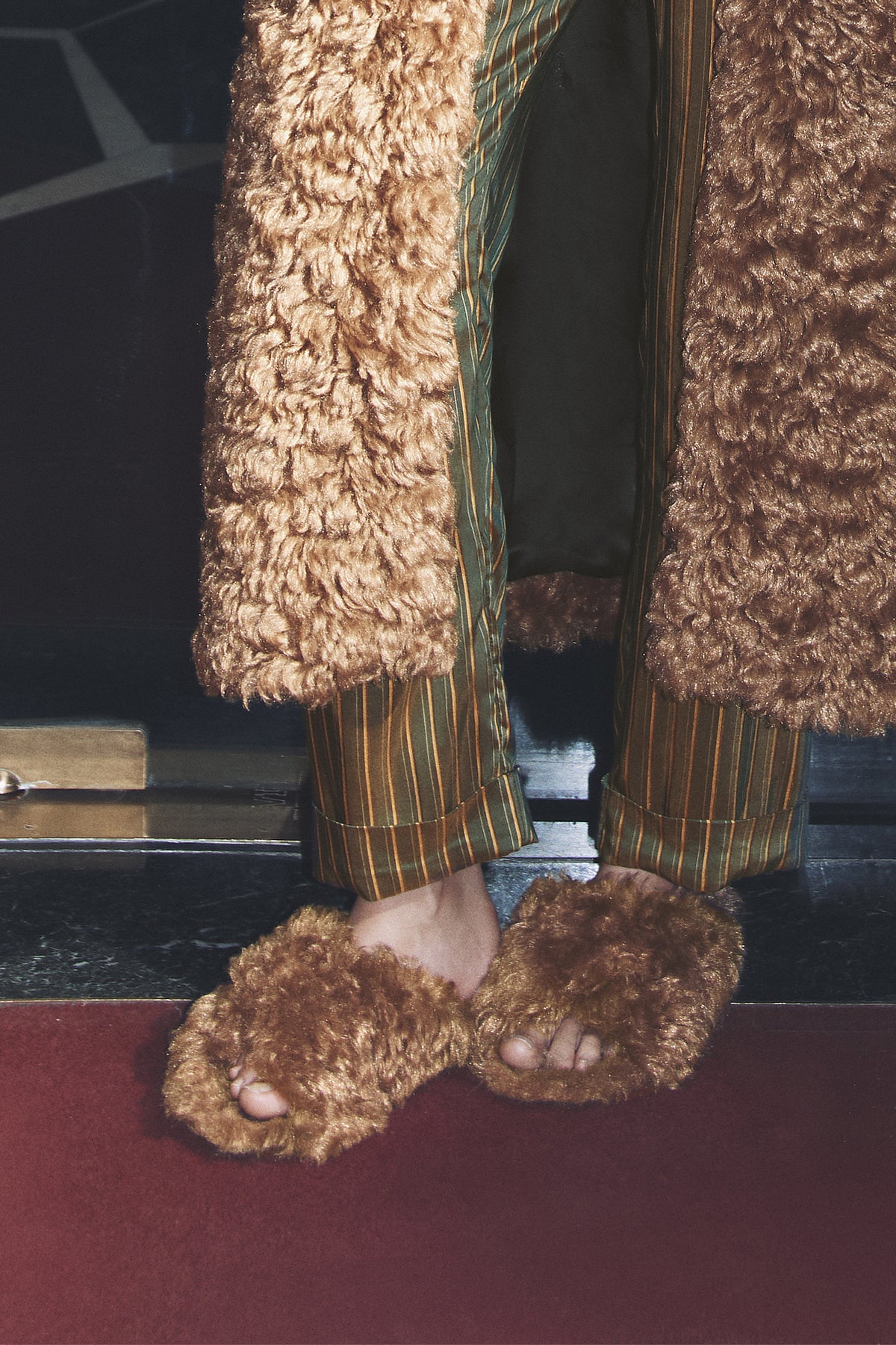 KIRA - Mule furry Brown