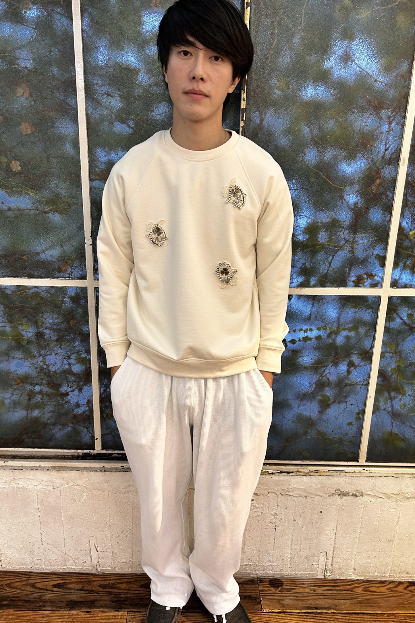 BEATRICE - Felpa in cotone Campus