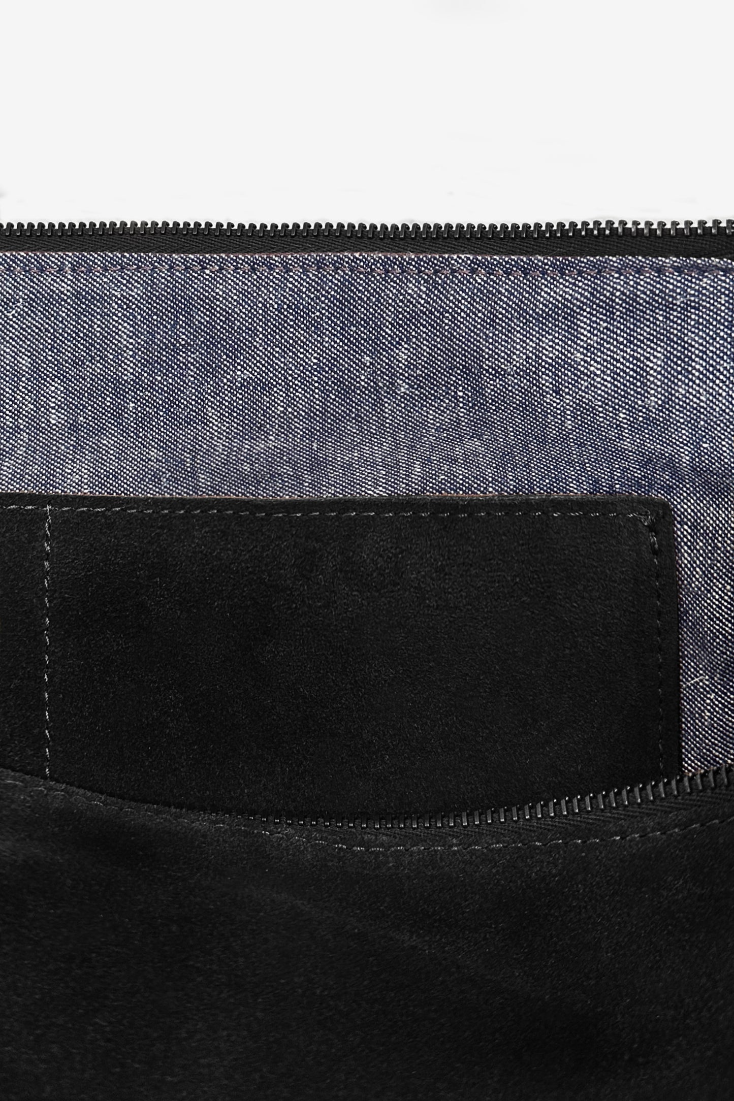 THE TI-BAG - Studded Suede Bag Black
