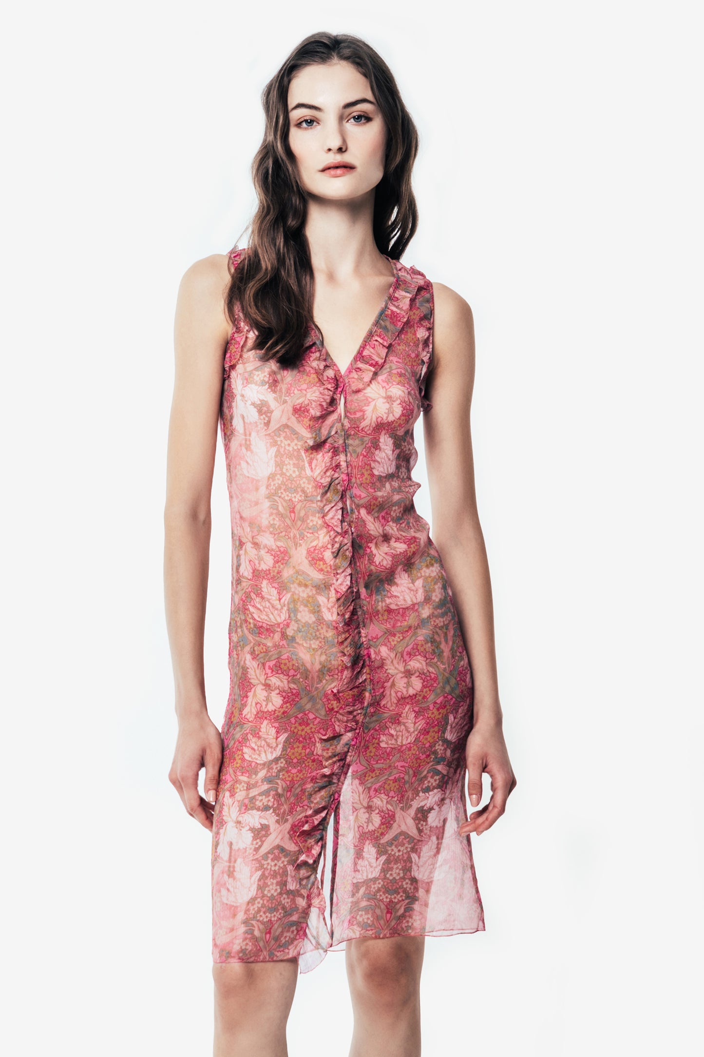 CLELIA - Abito midi in seta