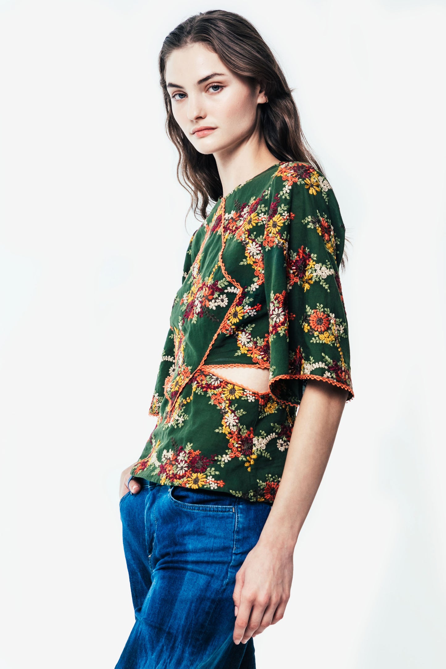 ARTEMISIA - Blusa ricamata