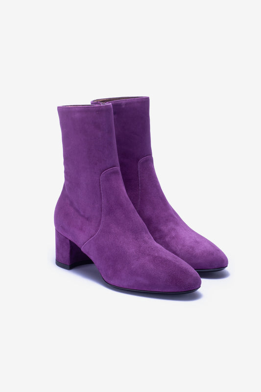 VIVIANNE - Suede ankle boot
