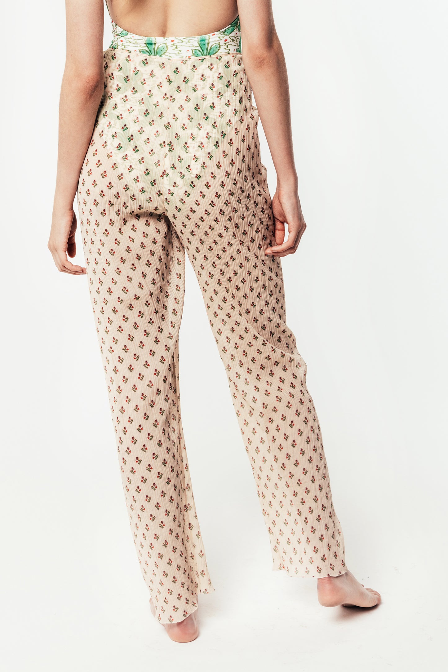 MOOREA - Pantalone pareo microfiori