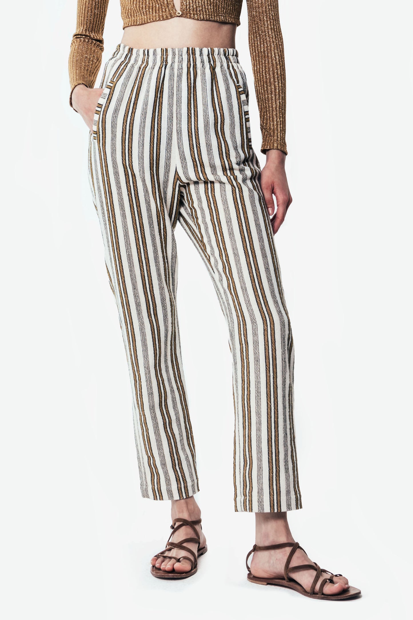 STELLA - Striped joggers