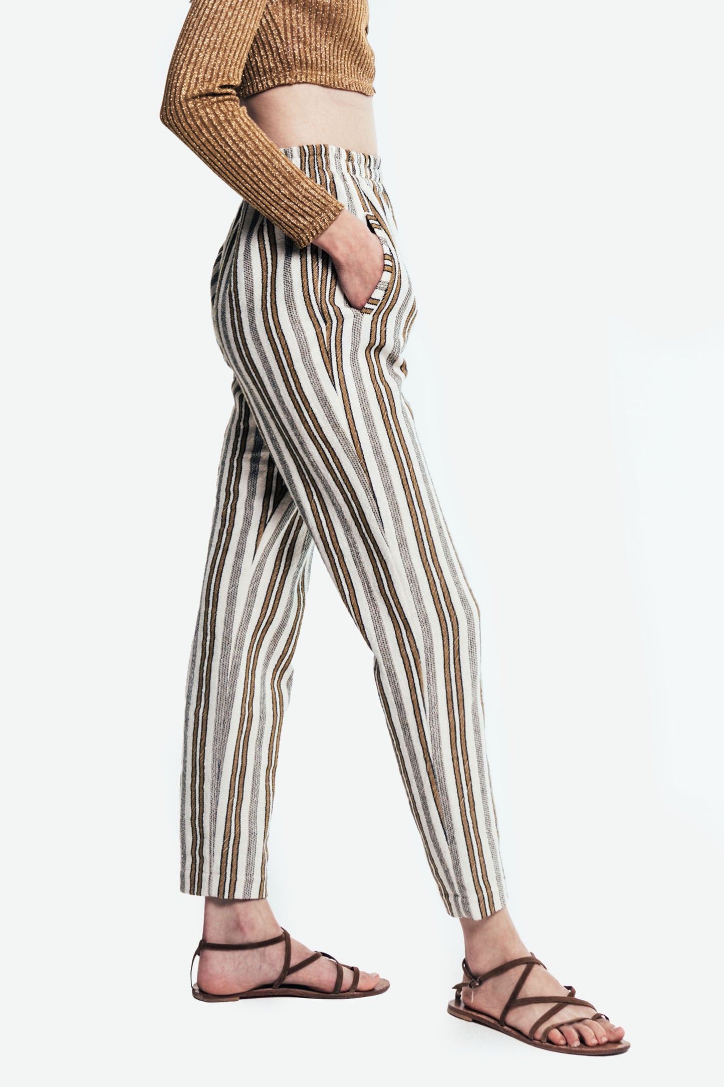 STELLA - Striped joggers