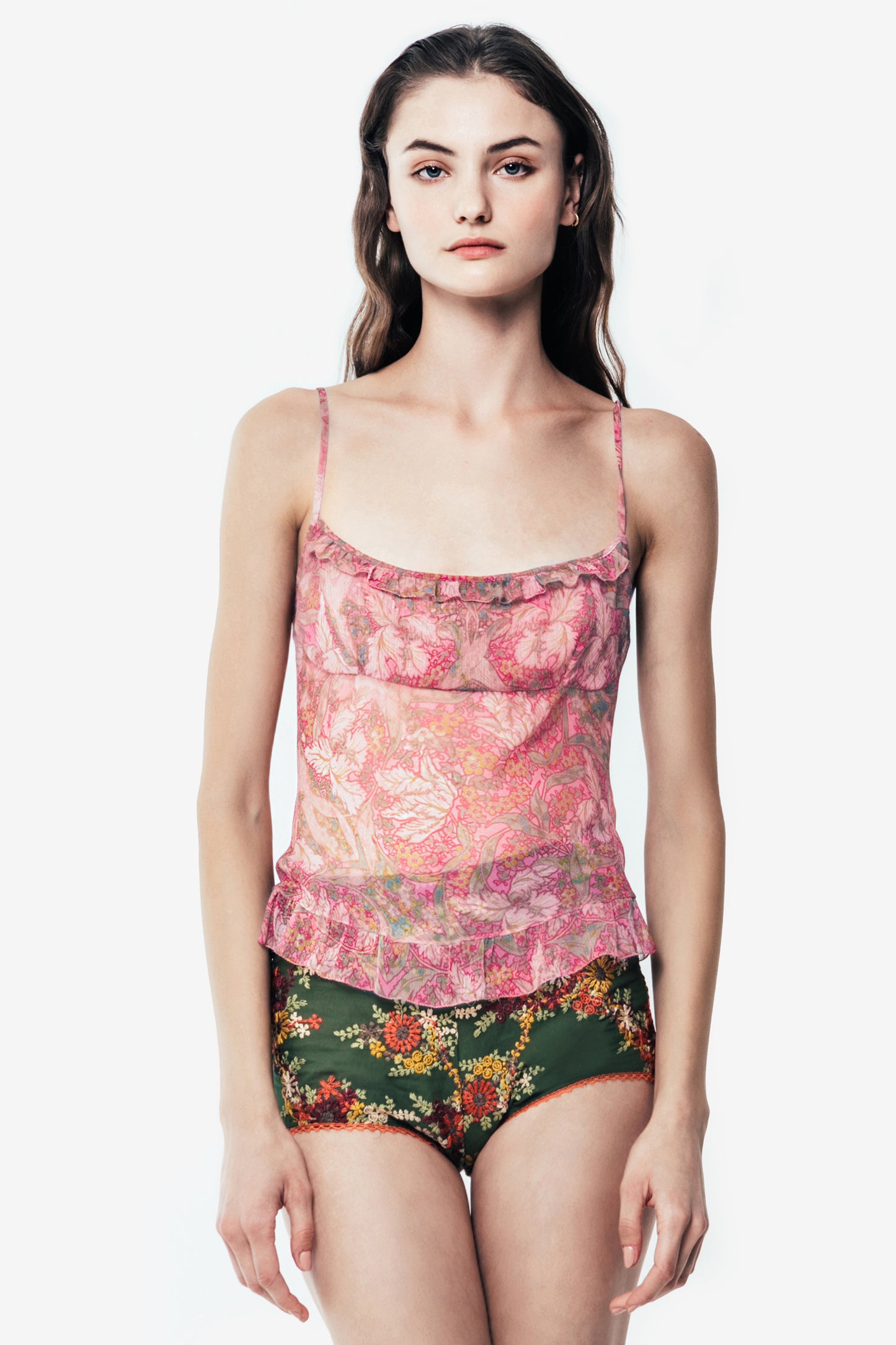 IRIS - Embroidered culotte