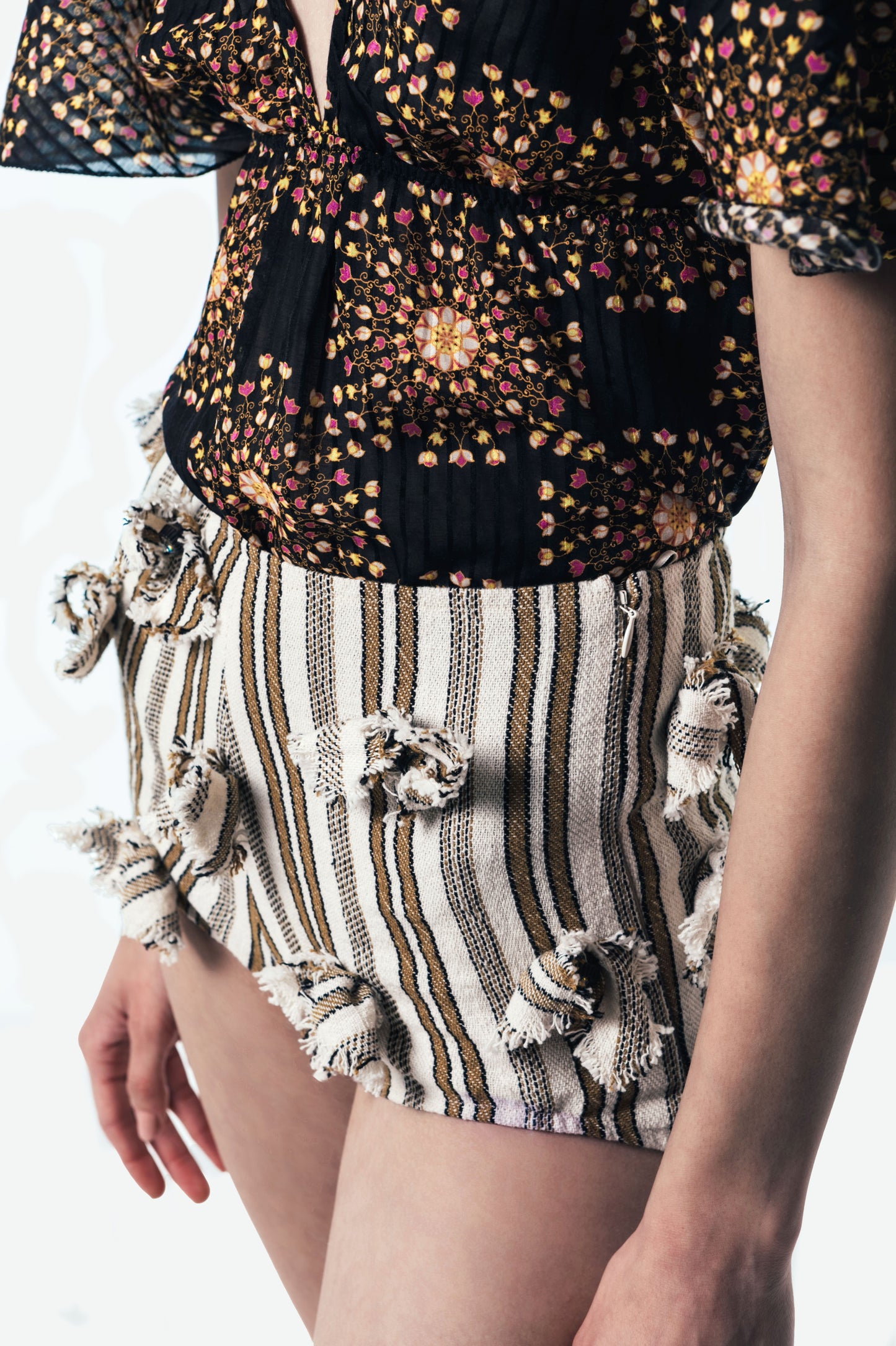 CAMILLA - Striped culotte