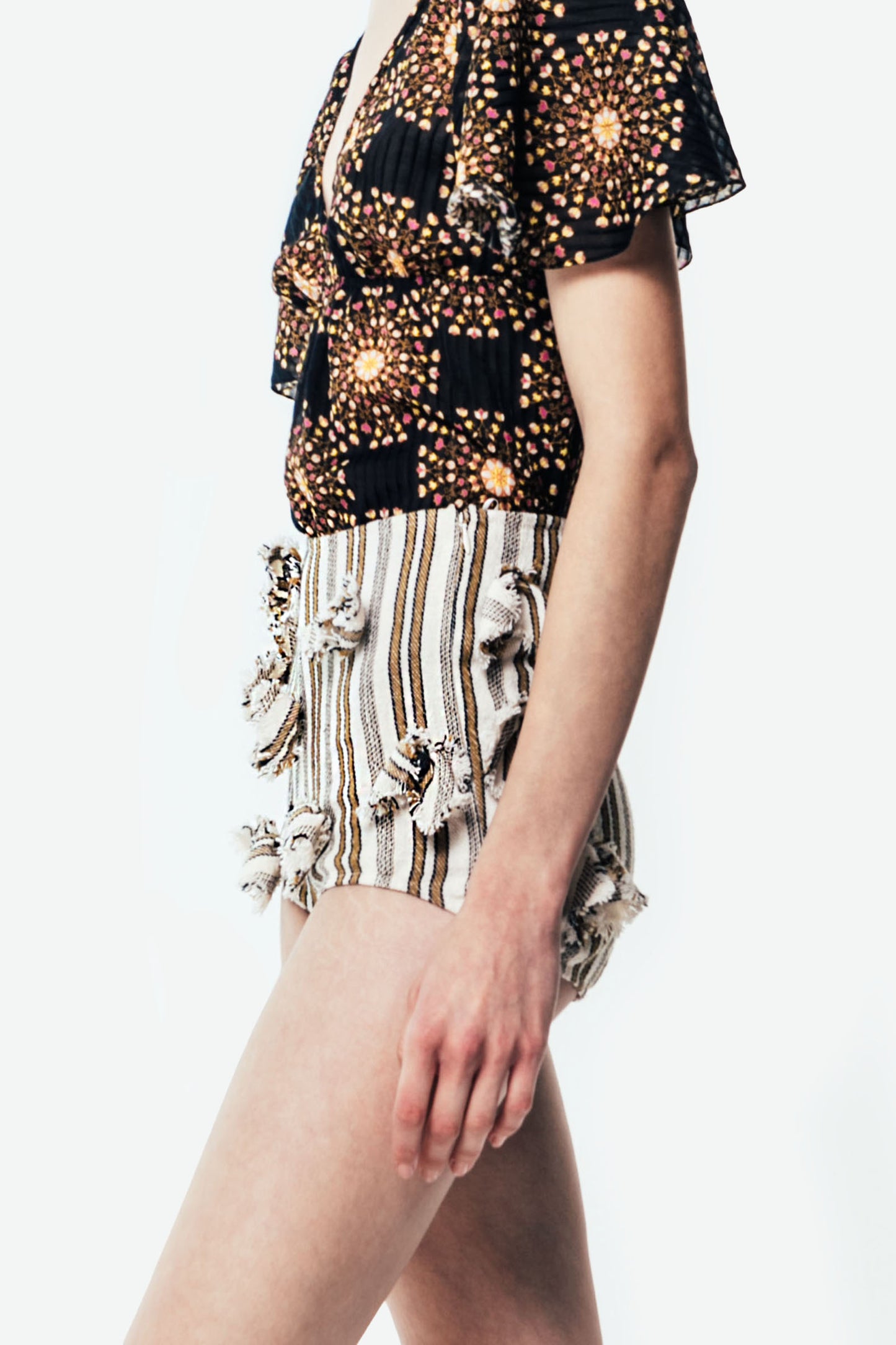 CAMILLA - Striped culotte