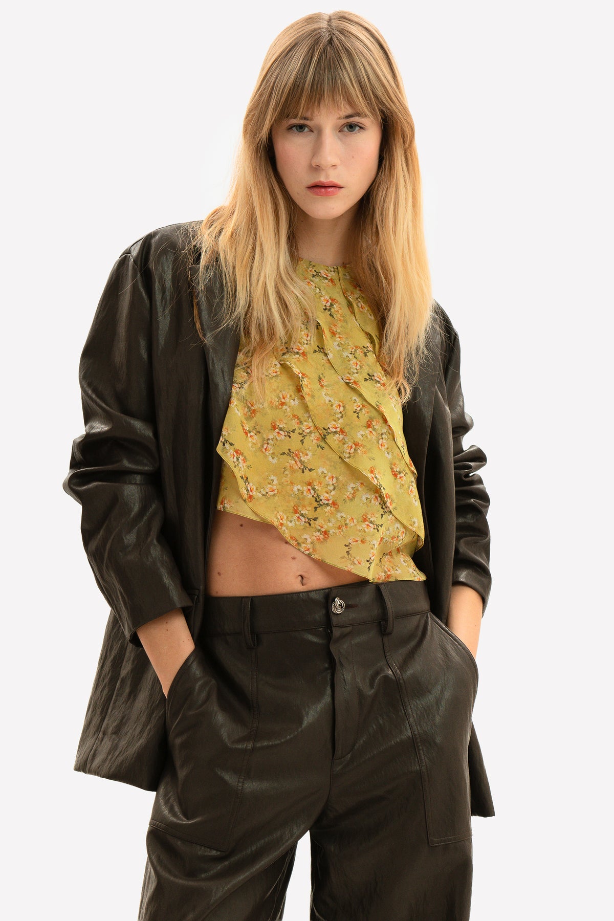VERA - Giacca in eco-leather Rock