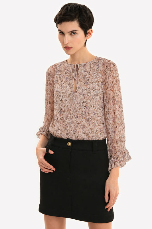 MIRIAM  - Silk blouse Jardin