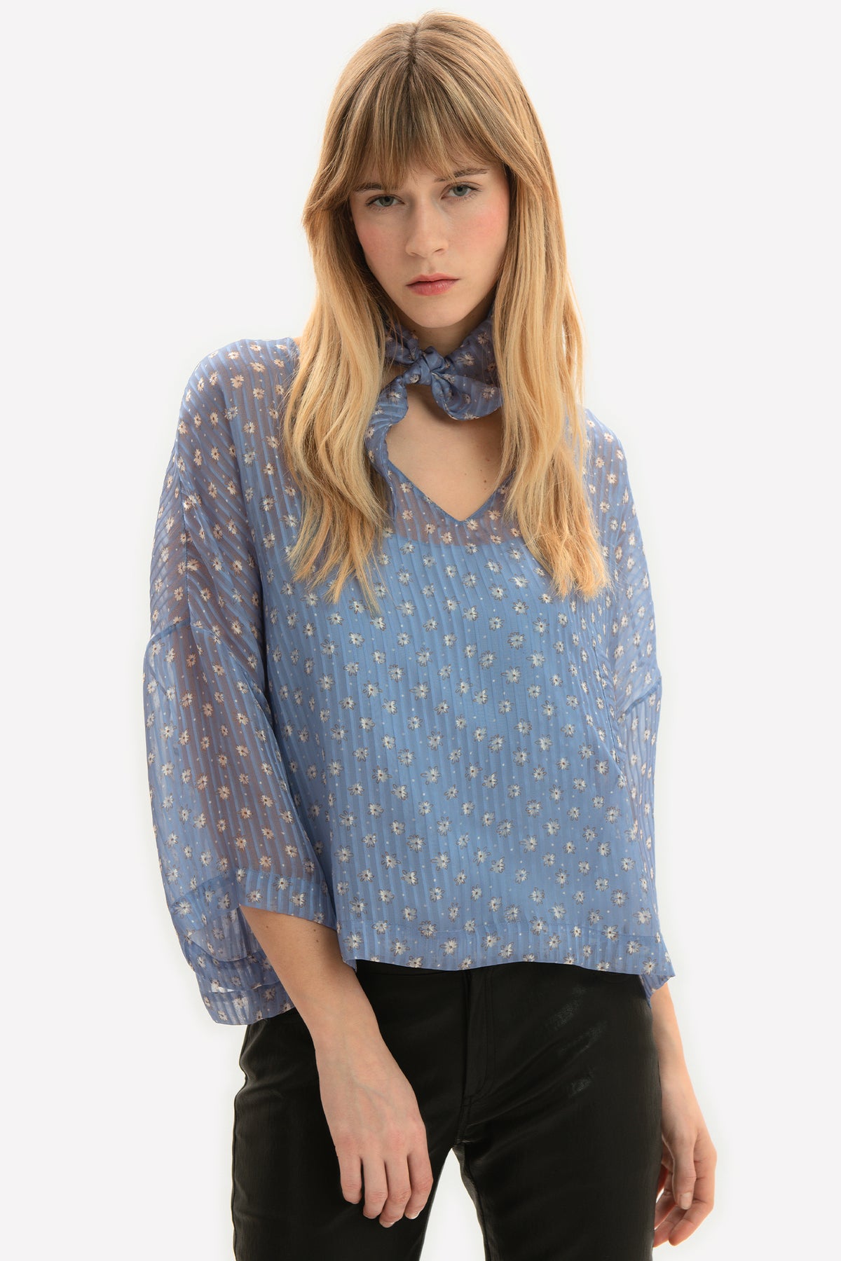 EVA - Blusa over in seta Monet