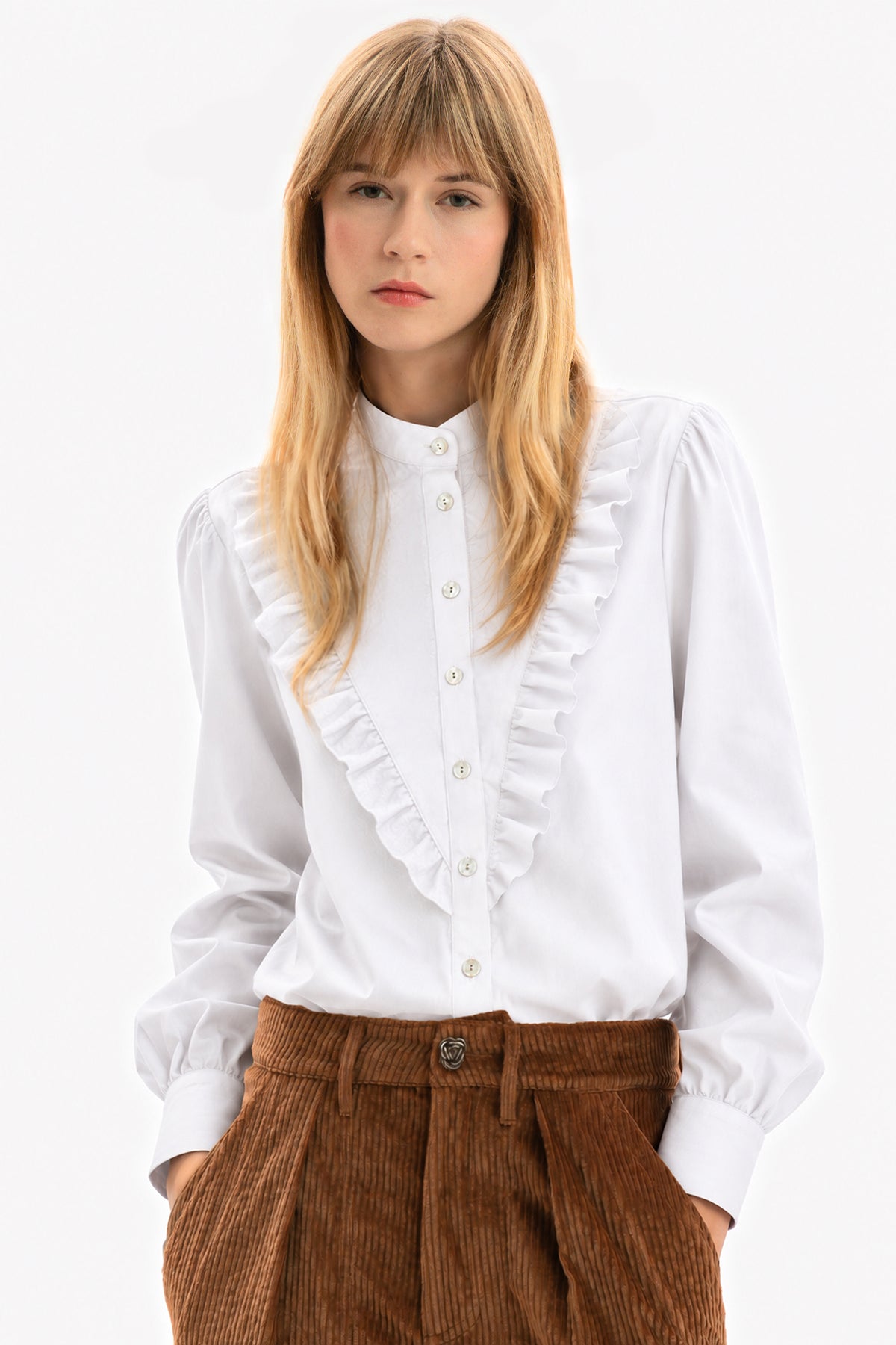 REBECCA - Camicia over in cotone College