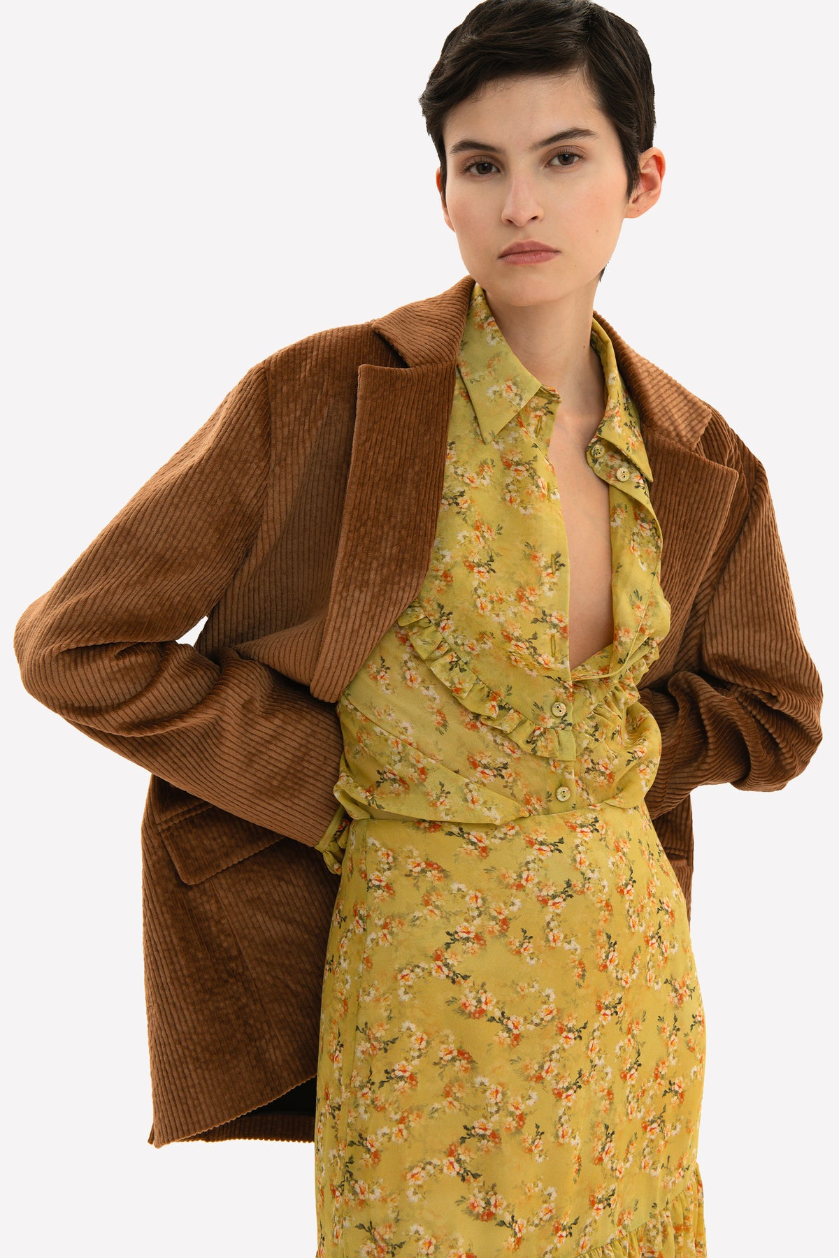 IRIS - Silk blouse Goldie