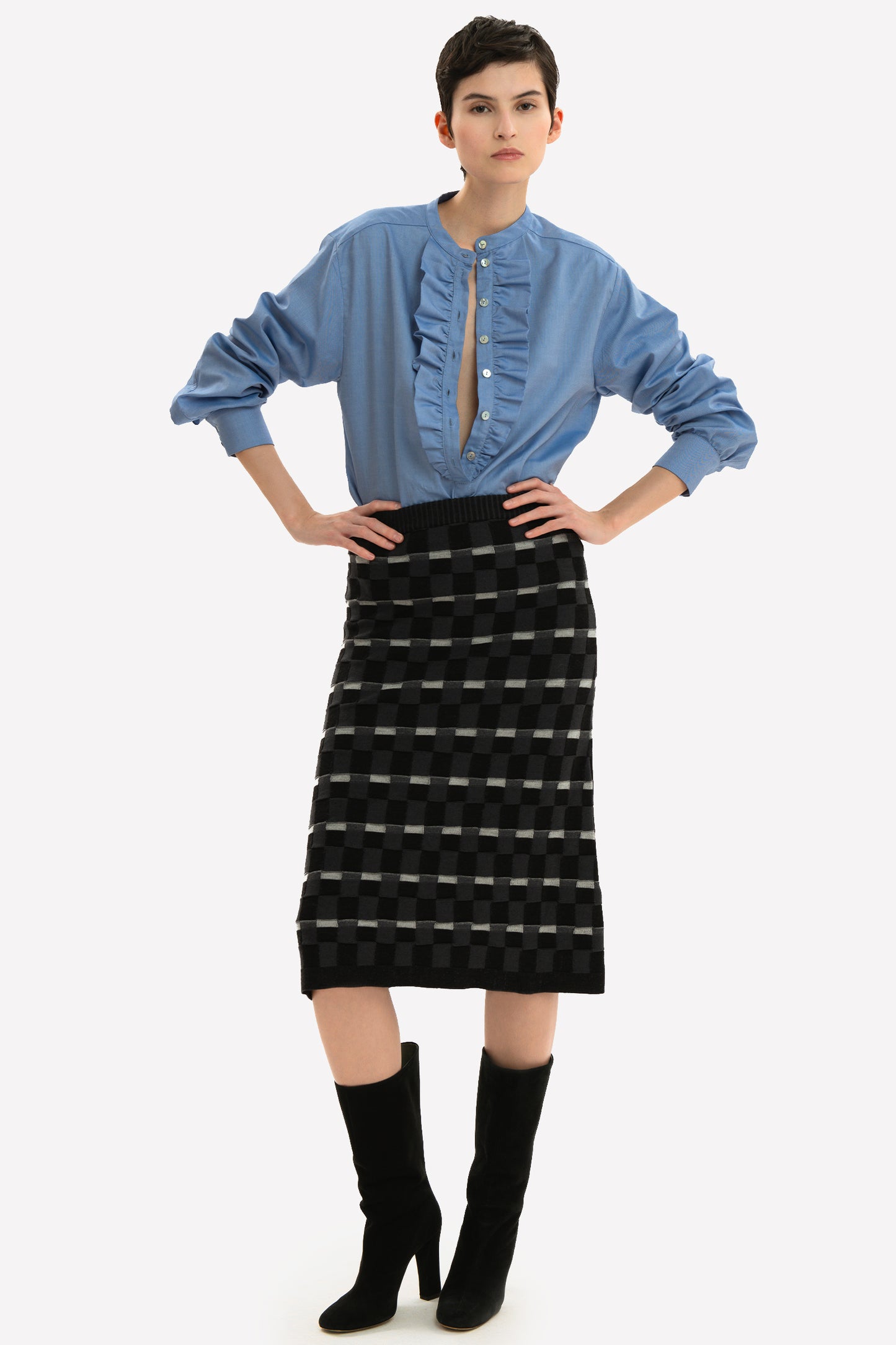 ISABEL - Cotton Shirt College