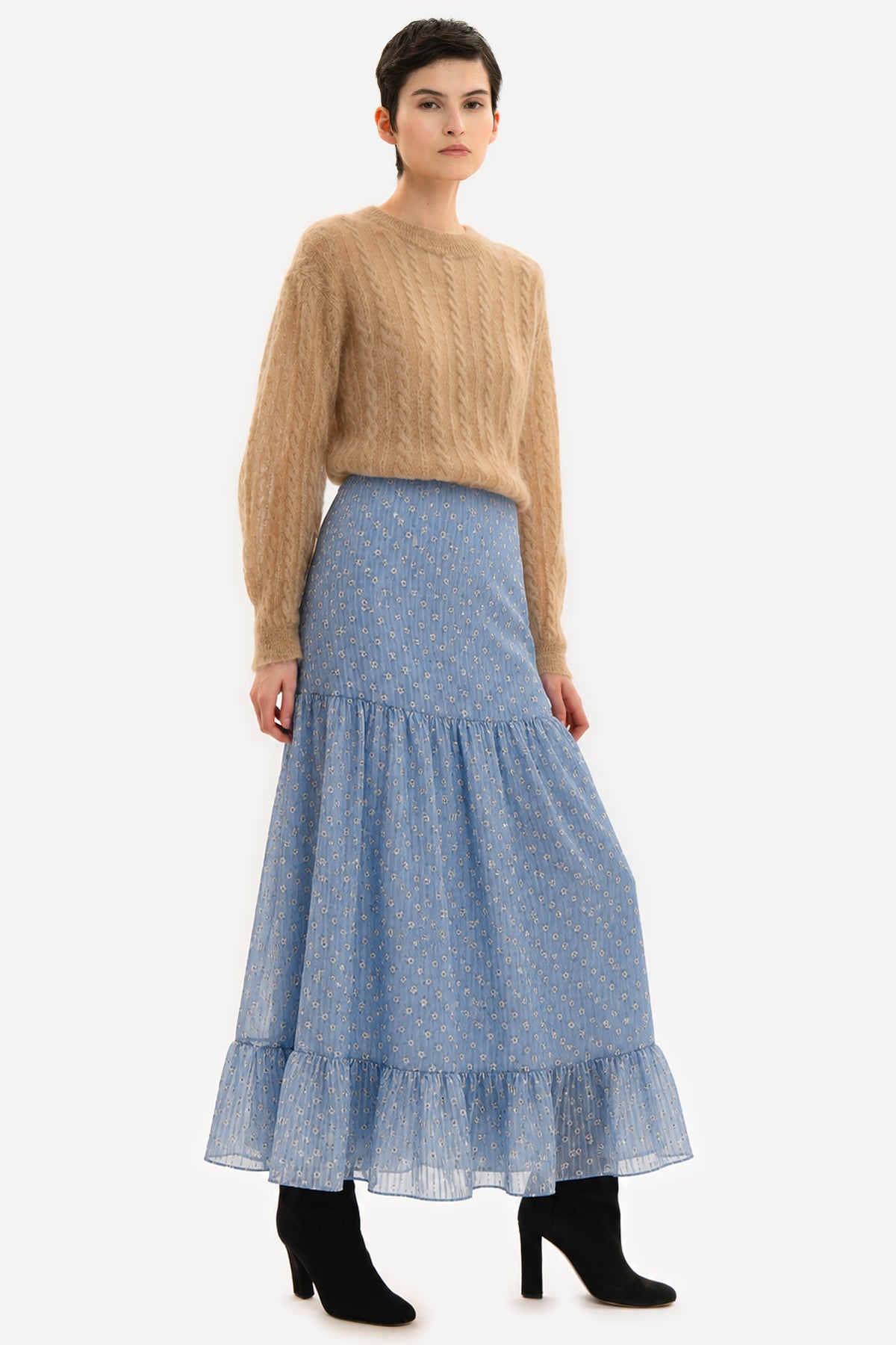 ANITA - Silk Skirt Monet