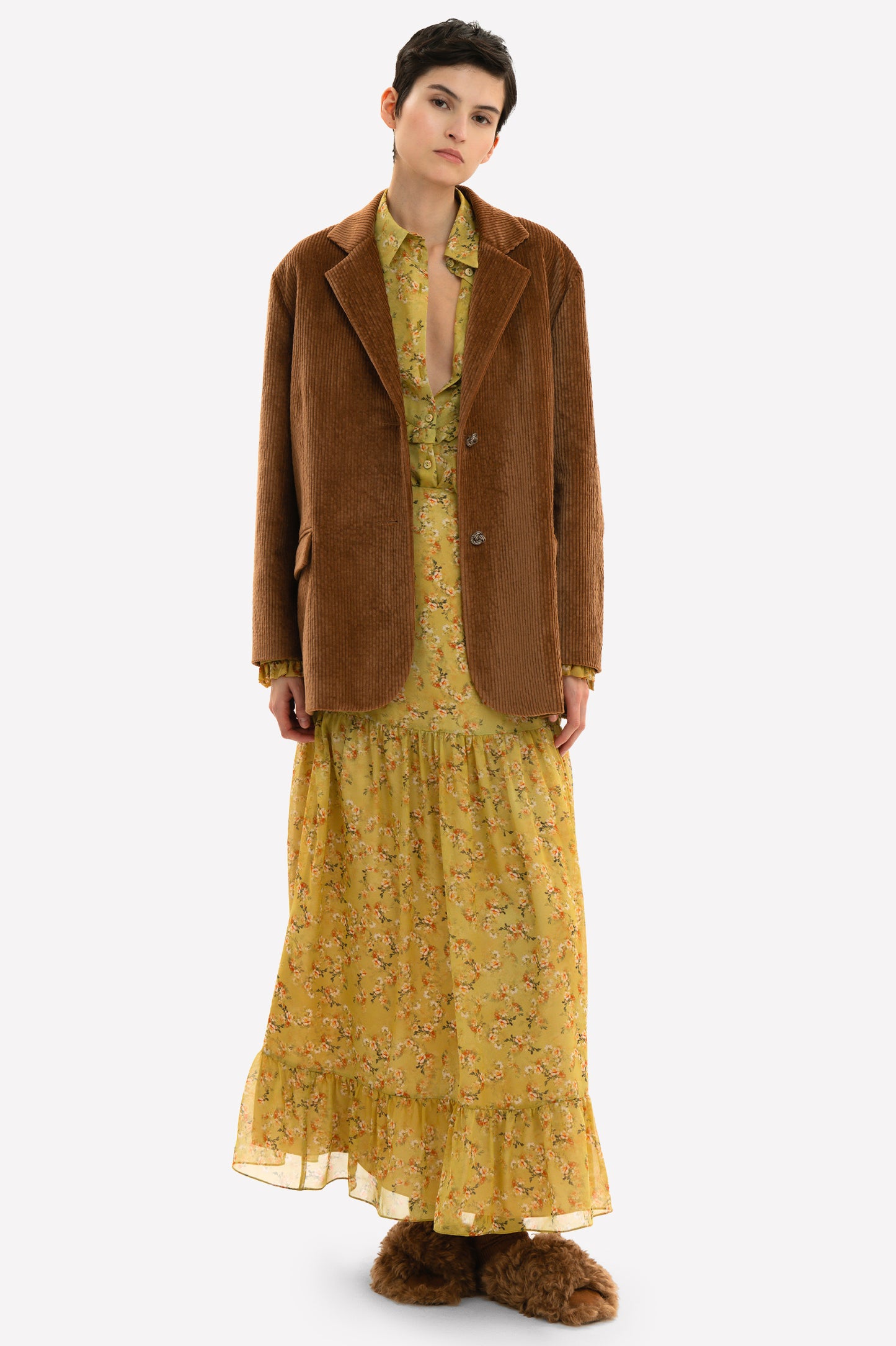 NINA - Silk Skirt Goldie
