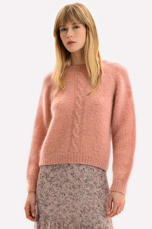 MADDALENA - Oversized mohair sweater Champoluc