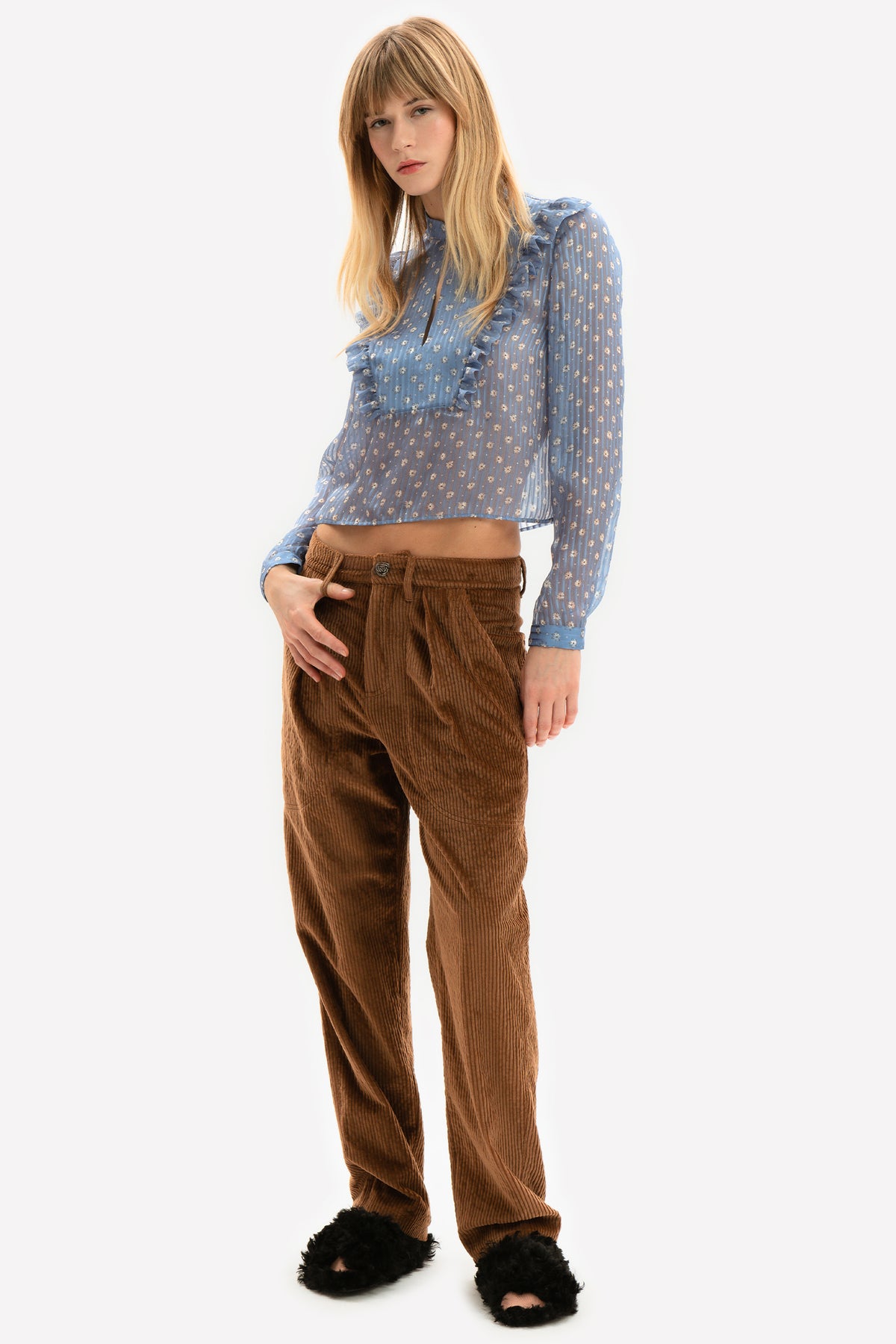 MARIANNA - Pantaloni Velvet