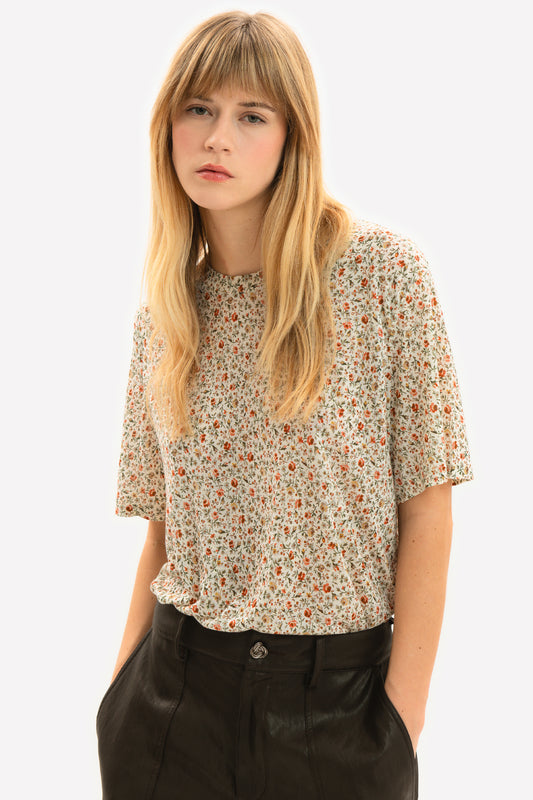 ISADORA - Micromodal jersey T-shirt Flora