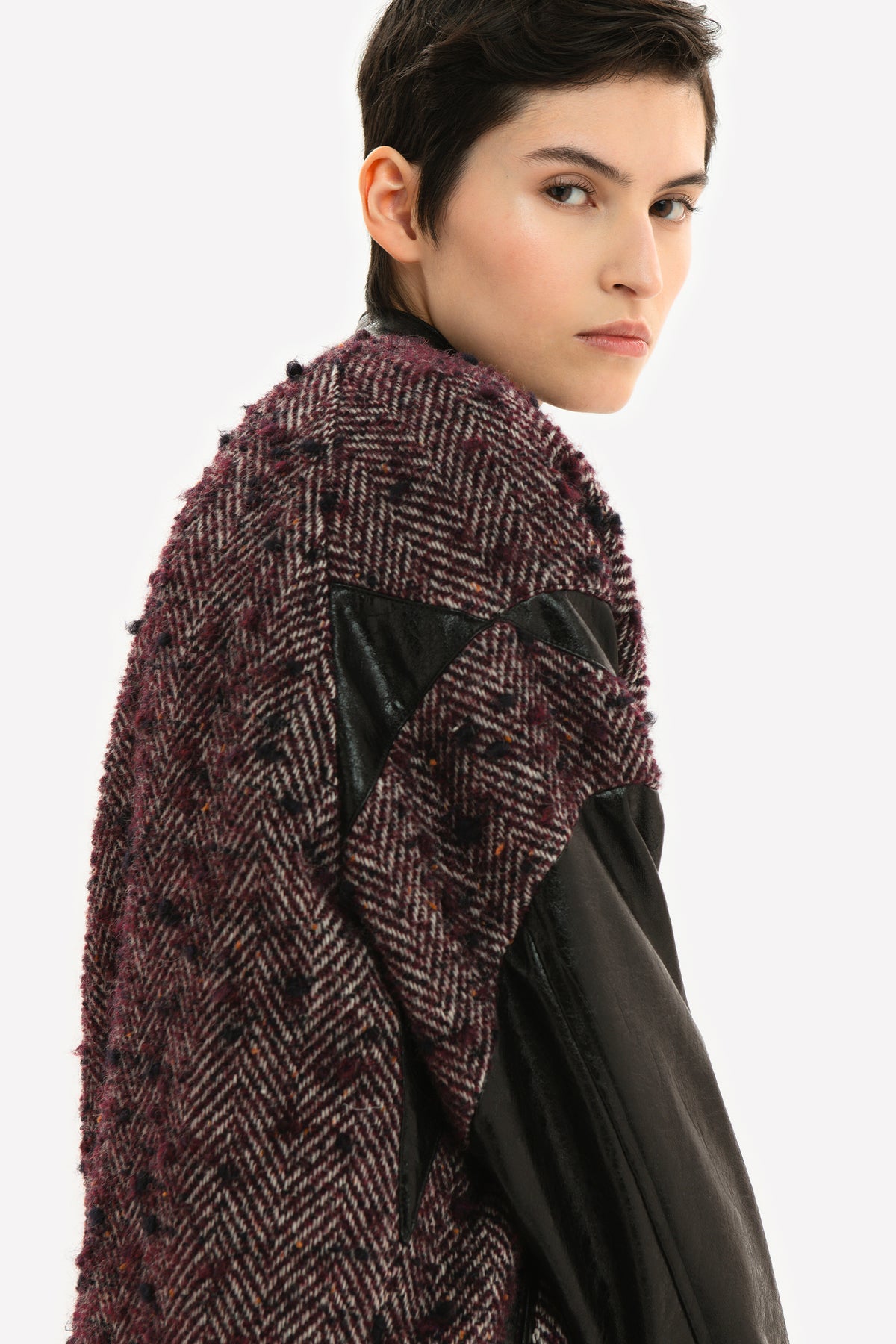 DELIA - Tweed bomber jacket Downtown
