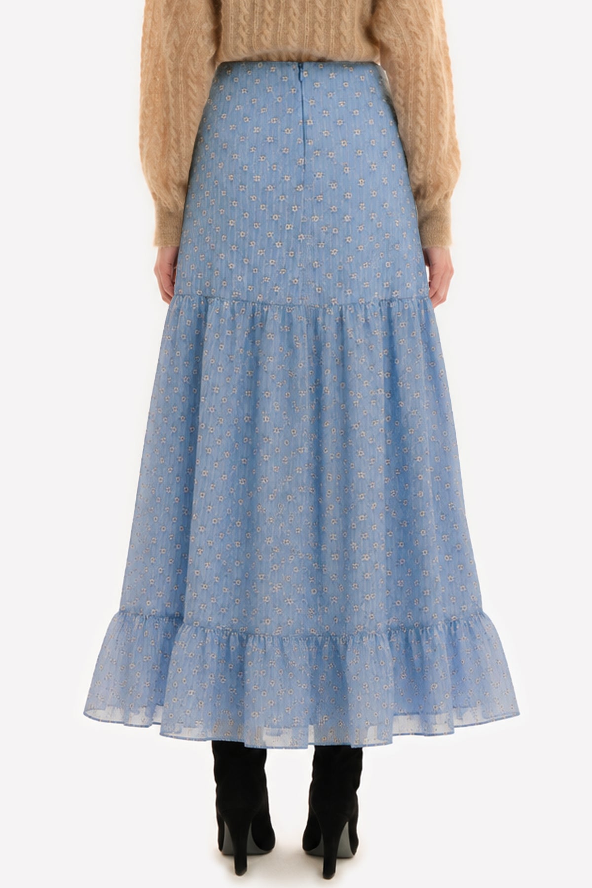 ANITA - Silk Skirt Monet