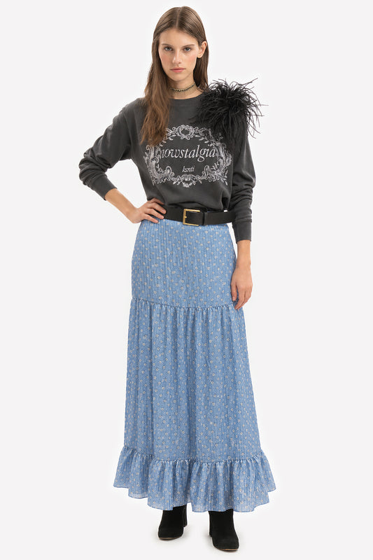ANITA - Silk Skirt Monet