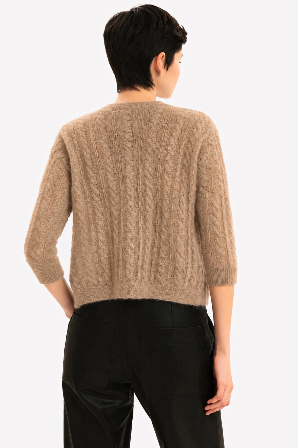 FRANCESCA - Cardigan in mohair Bretagne