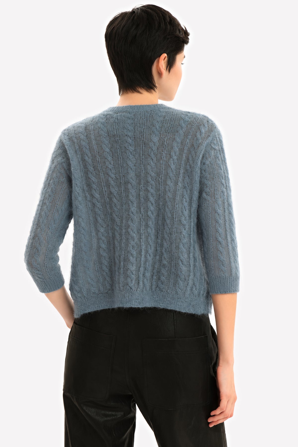 ELVIRA - Cardigan in mohair Bretagne