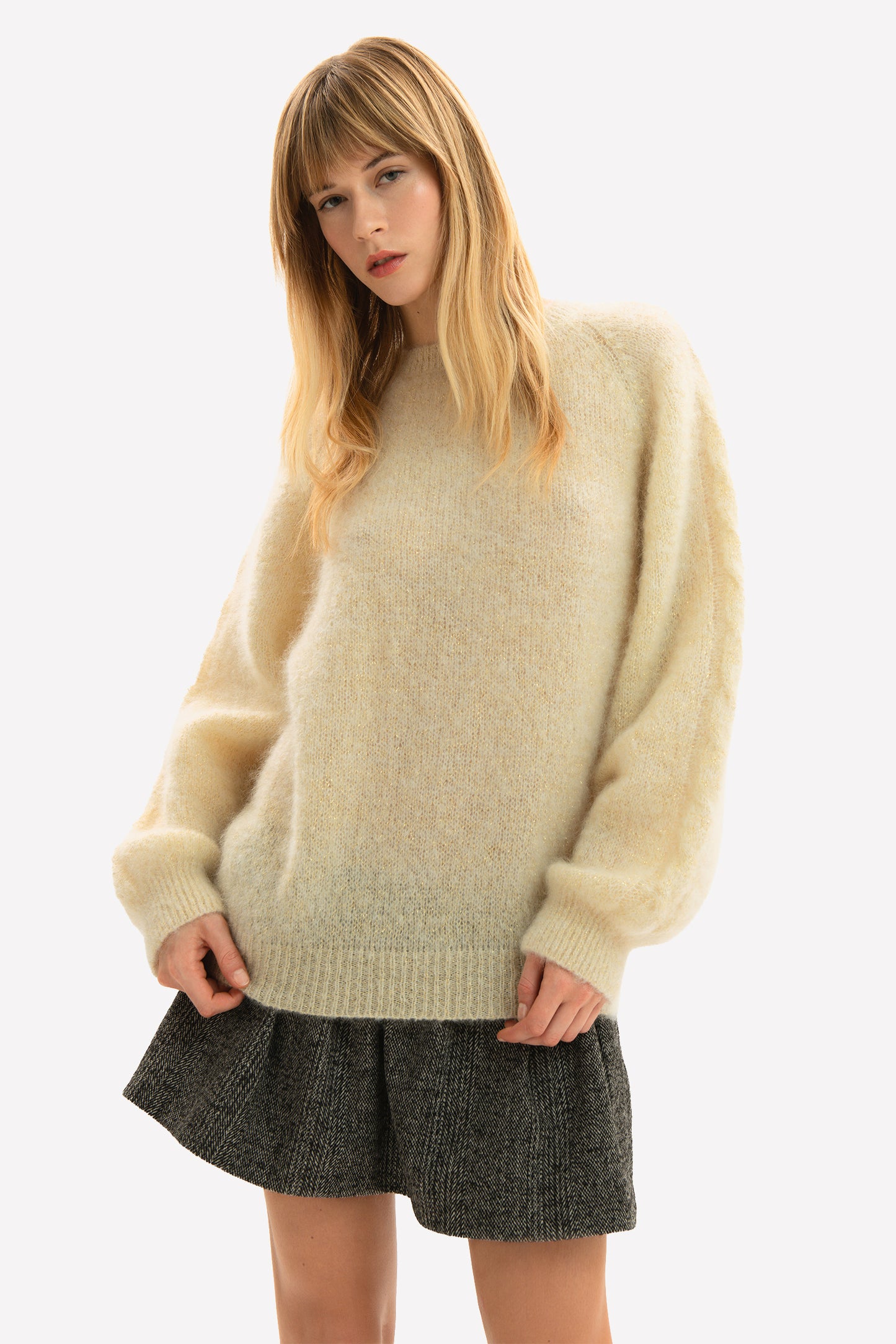 CHIARA - Maglia over in mohair Champoluc