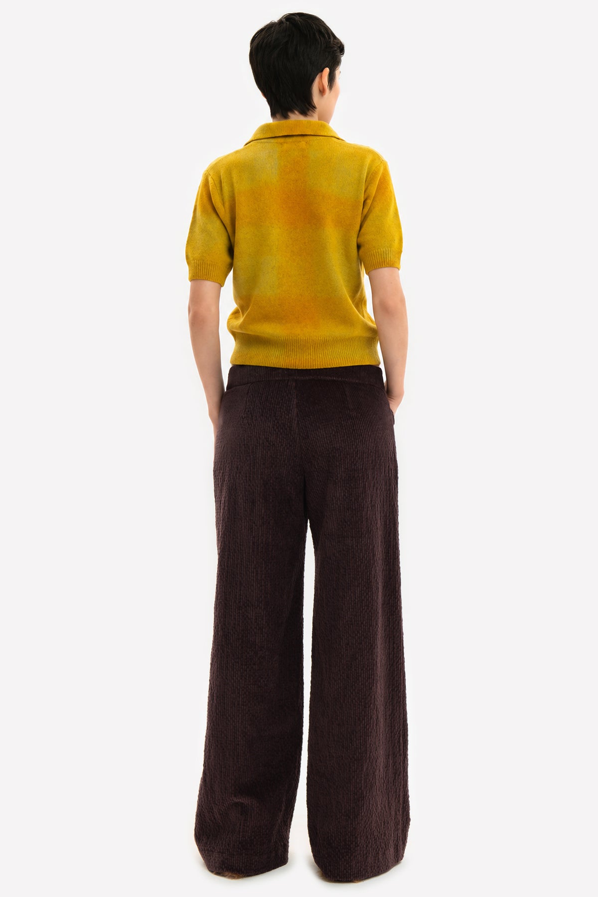 COSTANZA - Pantaloni palazzo Velvet