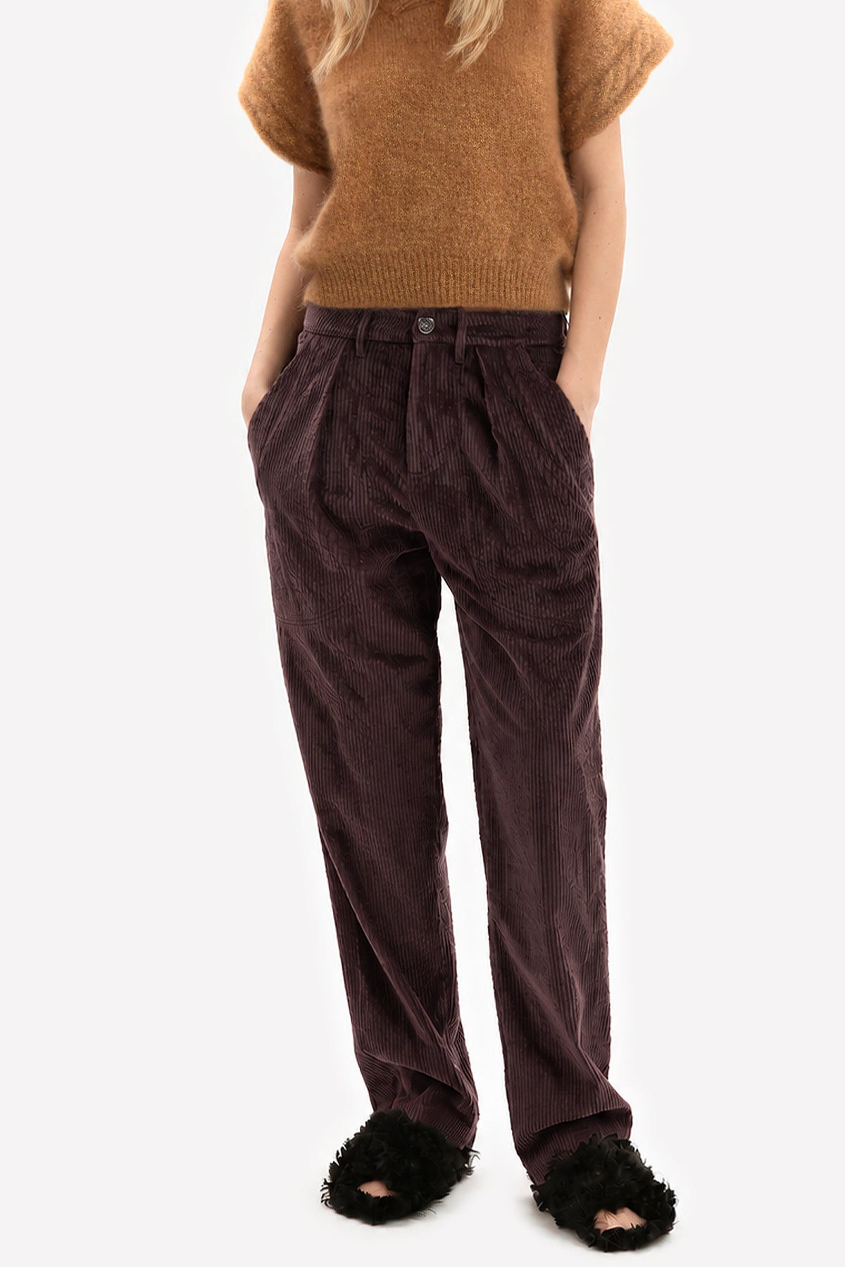 LETIZIA - Pantaloni Velvet