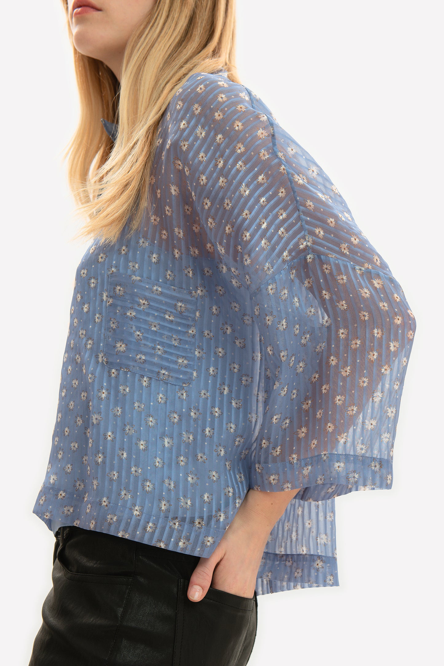 EVA - Blusa over in seta Monet