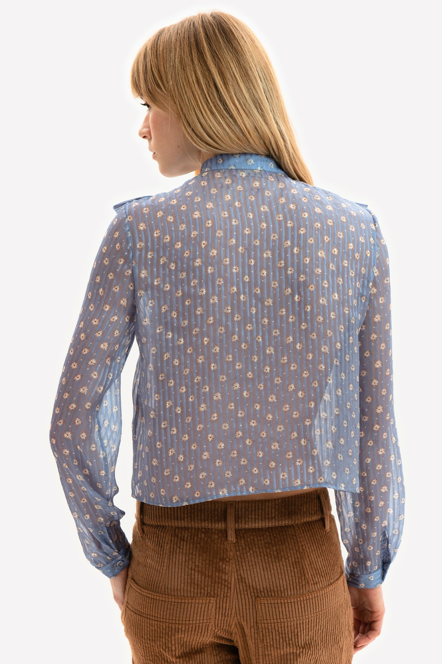 CELESTE - Silk blouse Monet