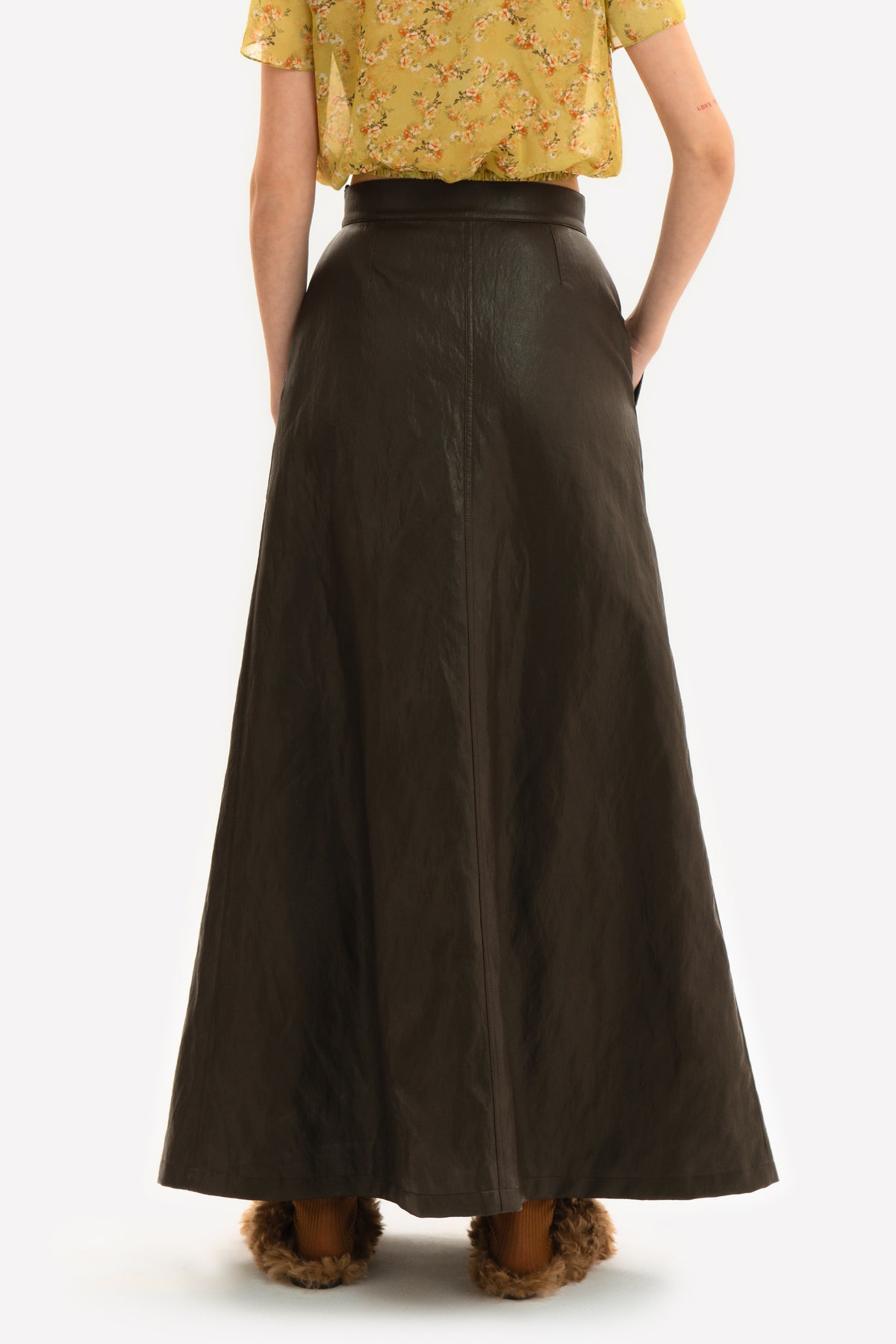OLIVIA - Eco-leather skirt Rock
