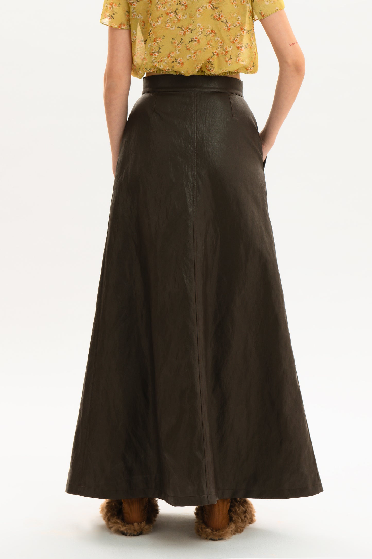OLIVIA - Eco-leather skirt Rock