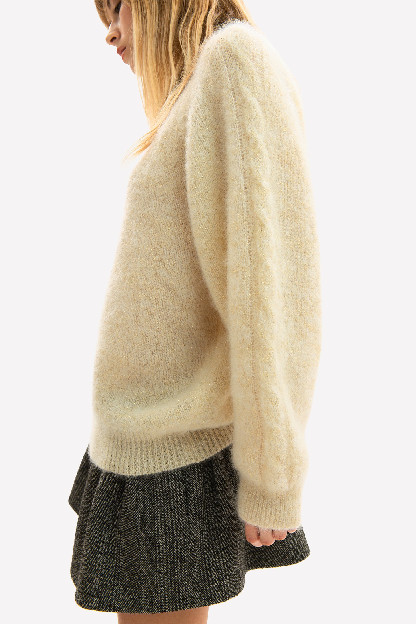 CHIARA - Maglia over in mohair Champoluc