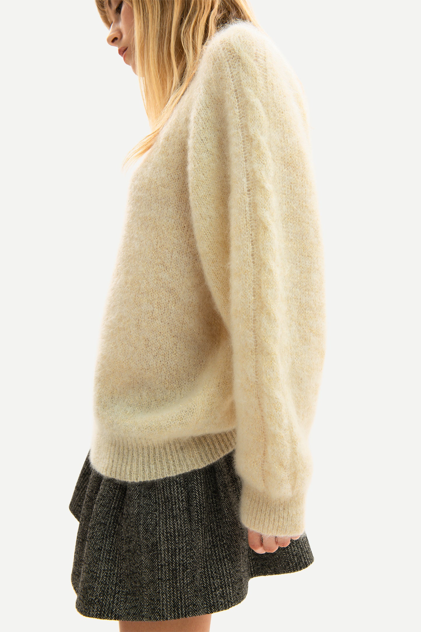 CHIARA - Maglia over in mohair Champoluc