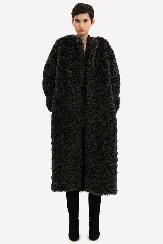 SIBERIA - Oversized faux-fur coat Beast
