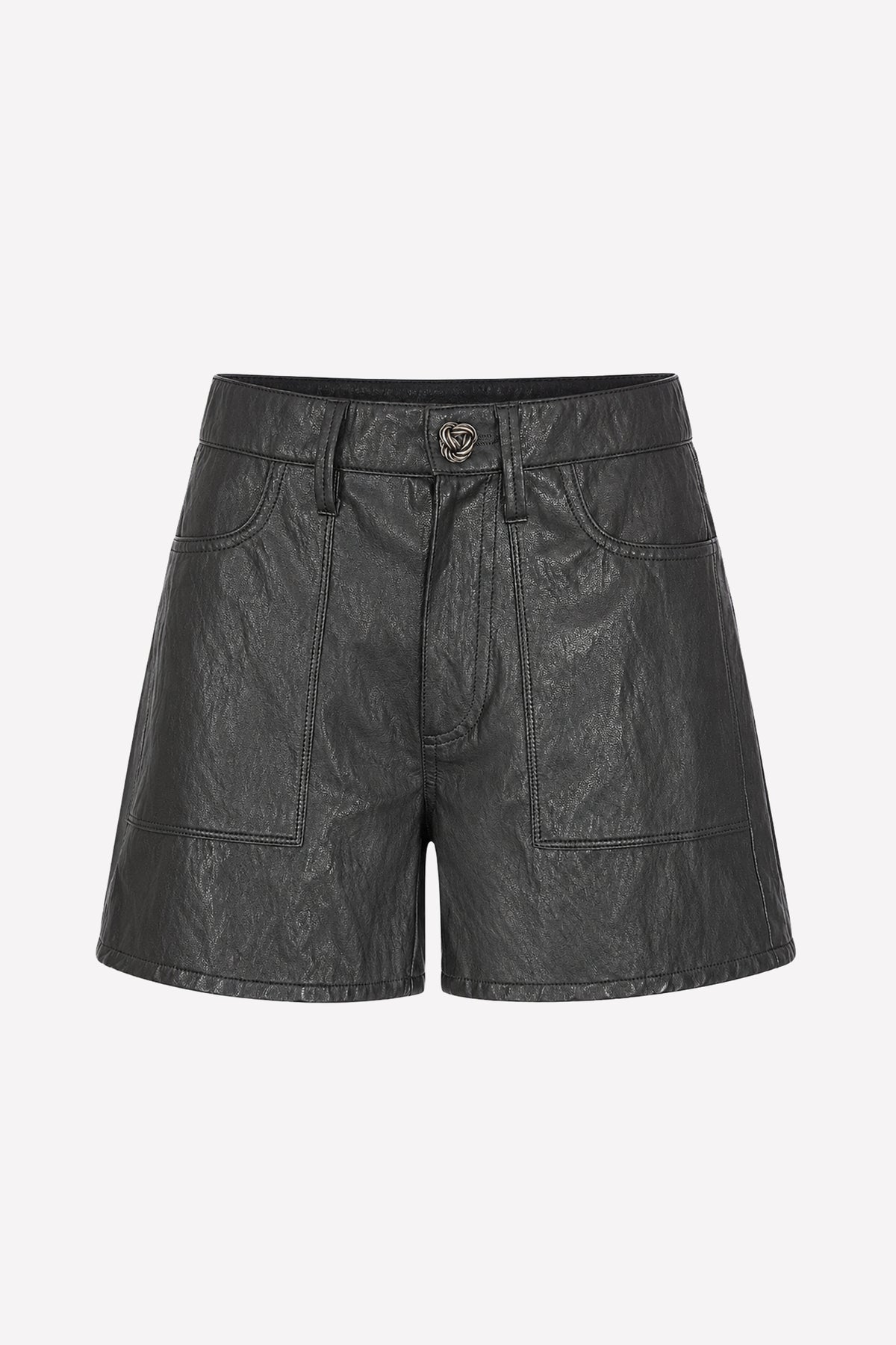 LETIZIA - Shorts in eco-leather Rock