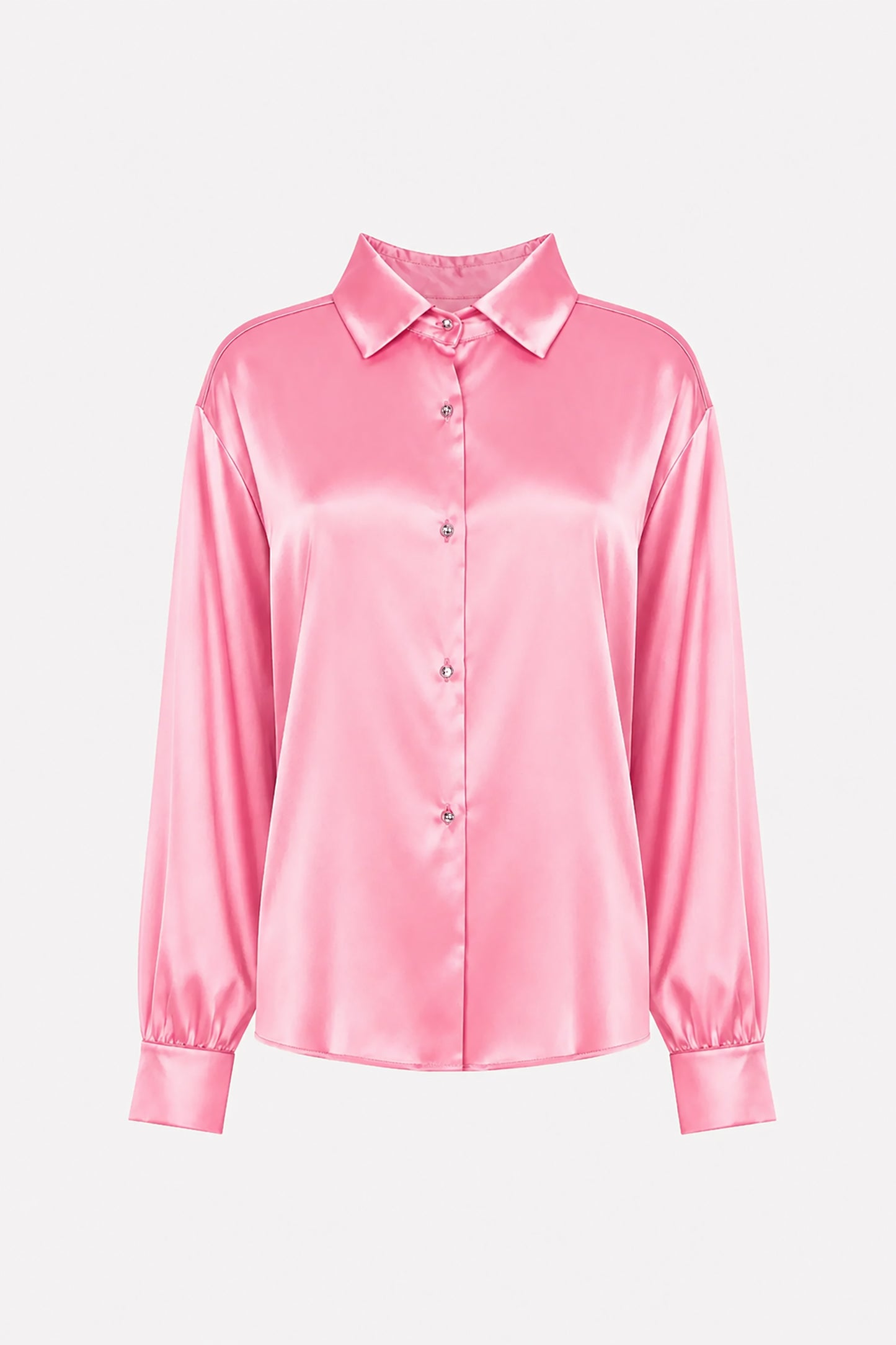 ROSSELLA - Camicia in seta Ninfea