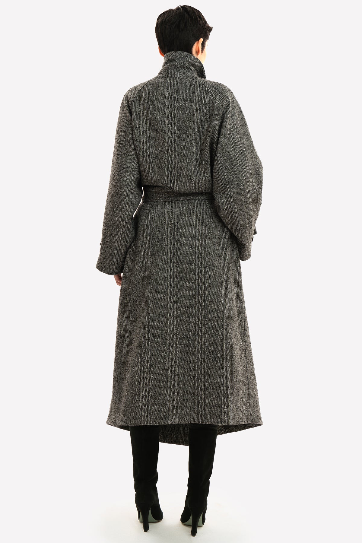 JOSEPHINE - Wool coat Saltpepper