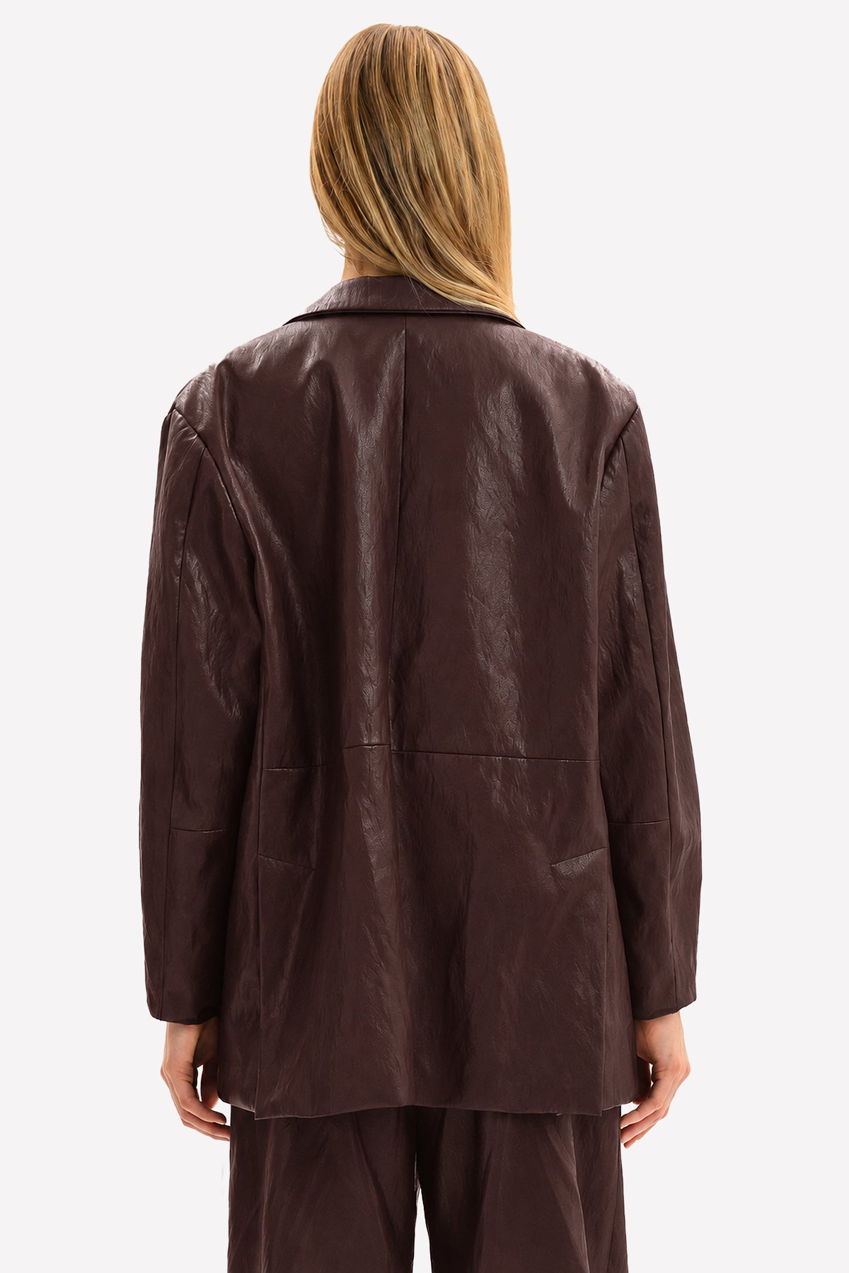 OTTAVIA - Faux leather blazer Rock