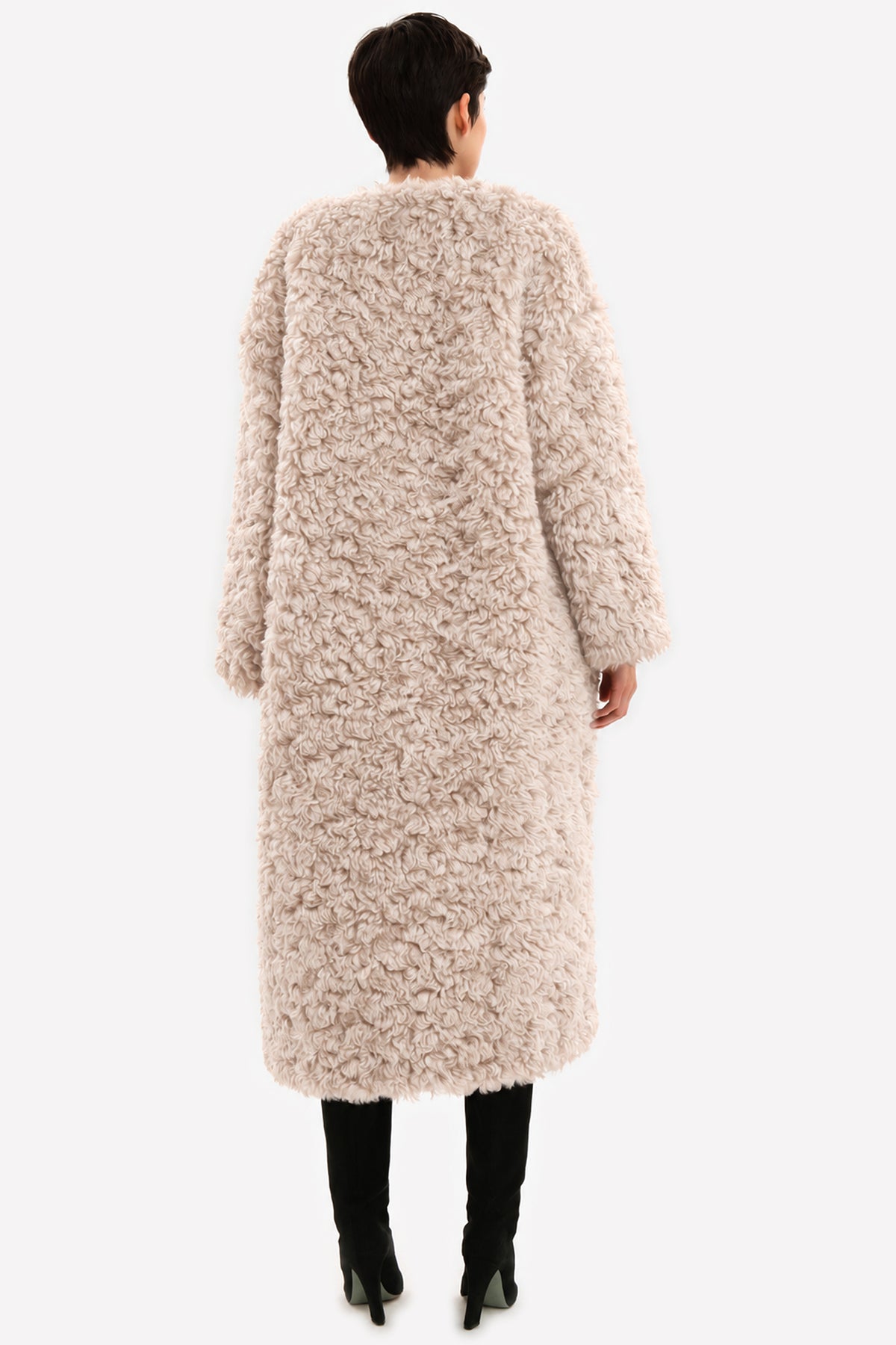 NORIA - Cappotto over in eco-furry Beast