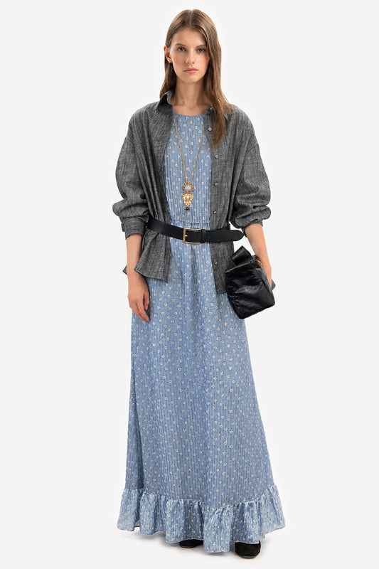 FLORA - Silk dress Monet