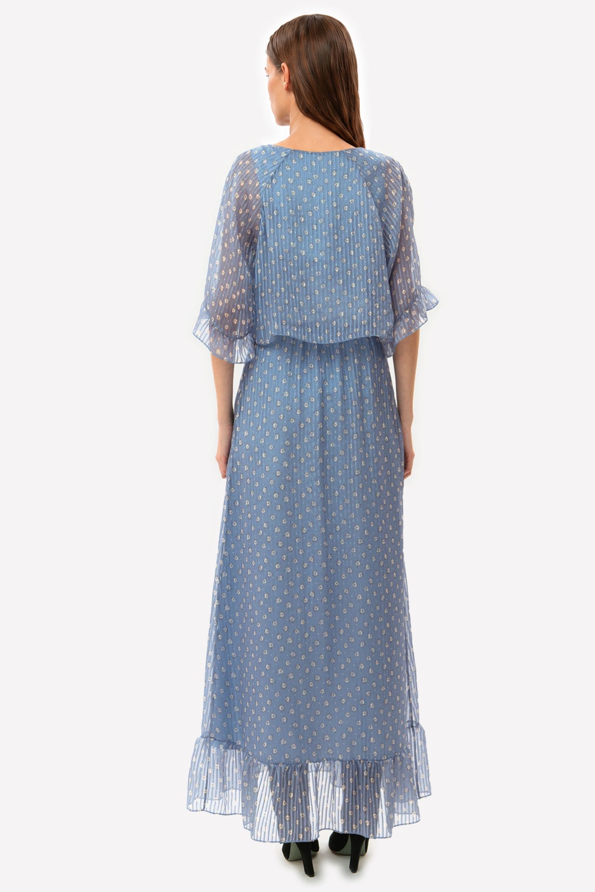 FLORA - Silk dress Monet