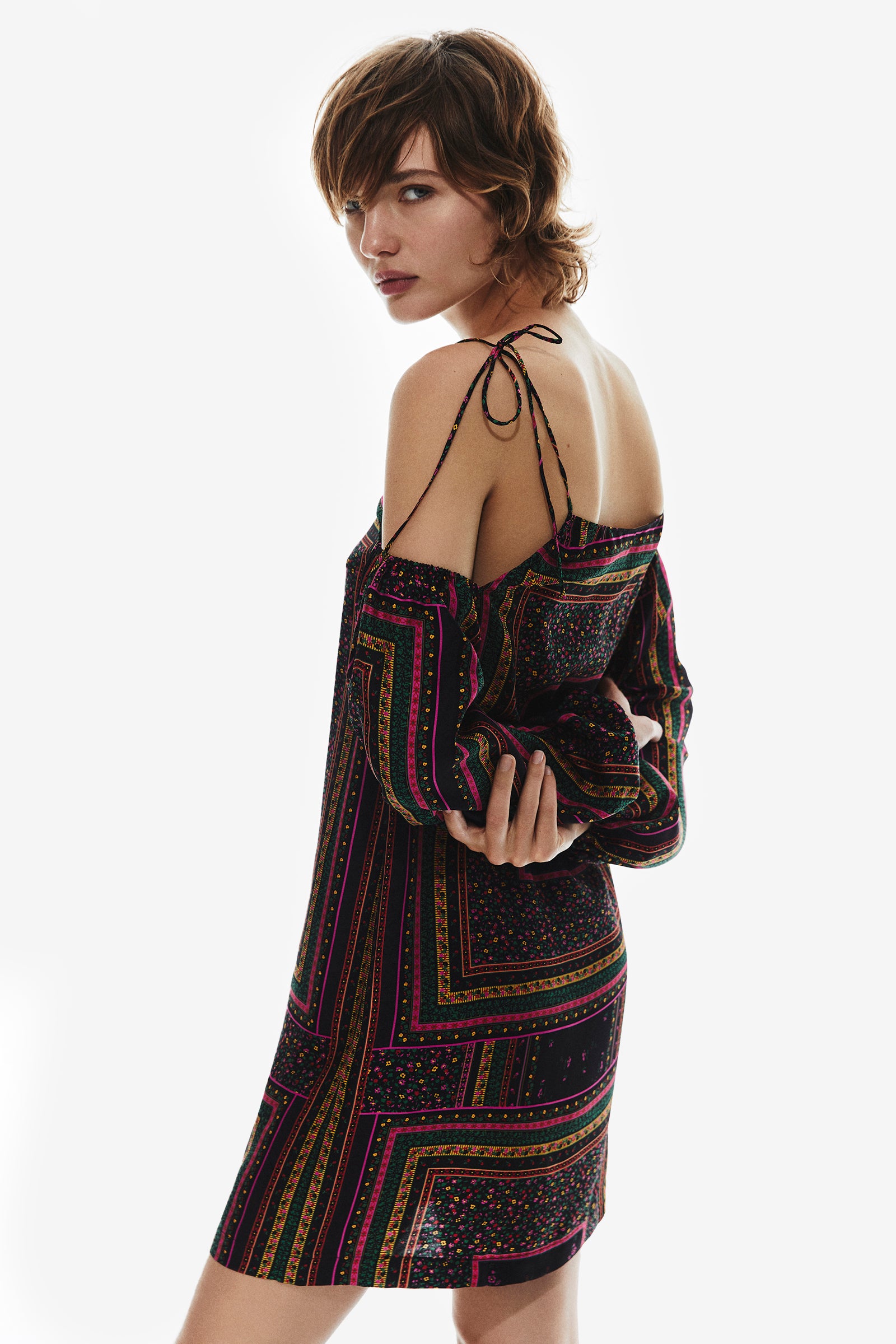 Kristina Ti AVA - Nude silk dress