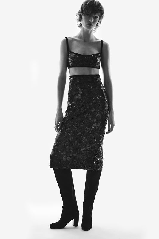 FILOMENA - Sequin skirt