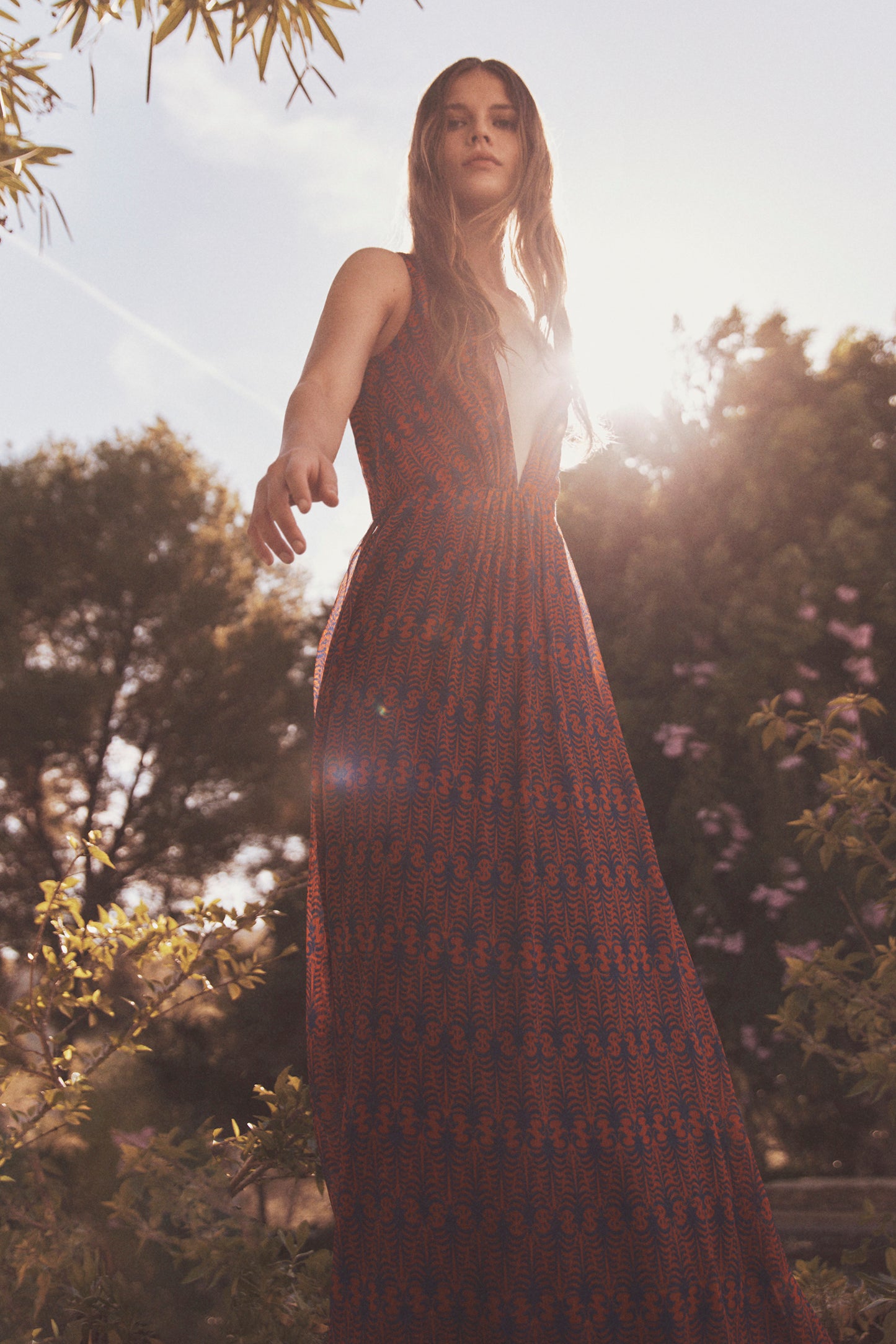 ALMA - Silk dress Mirage