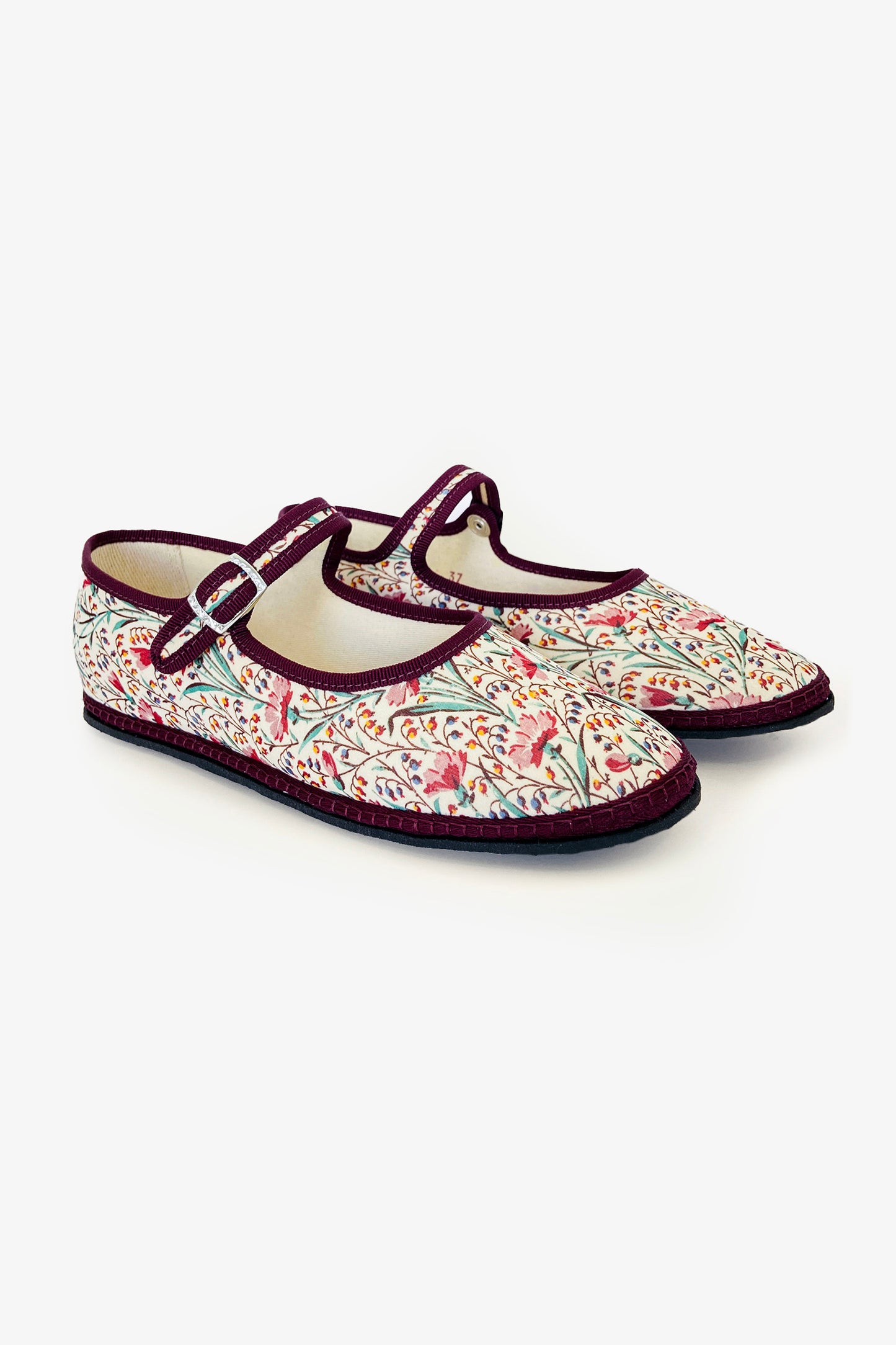 IRIS - Silk Mary Jane slipper